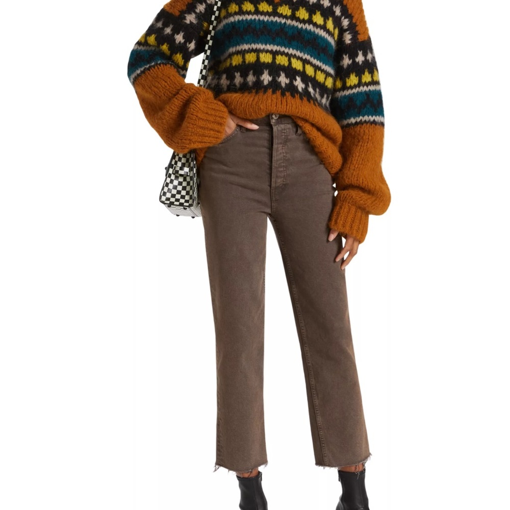 (NWT) RE/DONE 70s Ultra High Rise Stovepipe Jeans